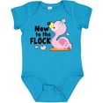 thumbnail image 3 of Inktastic New to the Flock Cute Baby Flamingo Boys or Girls Baby Bodysuit, 3 of 5