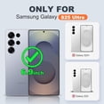 thumbnail image 2 of Designed for Samsung Galaxy S25 Ultra 6.9'' with Magnetic Ring Stand[Compatible with Mag-Safe][Military-Grade Protection] Slim Liquid Silicone S25 Ultra Phone Case for Men Wowen,Blue, 2 of 7