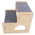 thumbnail image 1 of WRITWAA 2 Step Wooden Pet Stairs Dog Bed Steps For Senior Dogs Easy To Climb Dog Ramp For Small Dogs Non-Slip Surface, 1 of 6