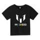 thumbnail image 3 of Camiseta de algodón Messi de verano 2024, ropa para niños, niñas, verano, manga corta, informal, para niños, camisetas deportivas, 3 of 5