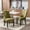 Olive Green&Black, variant on Modern High-end Tufted Dining Chair Set of 2, Velvet Upholstered Dining Room Chair with Solid Wood Legs and Chrome Nailhead Trim Backrest, Counter Chair for Kitchen, Bedroom, Blue & Sliver