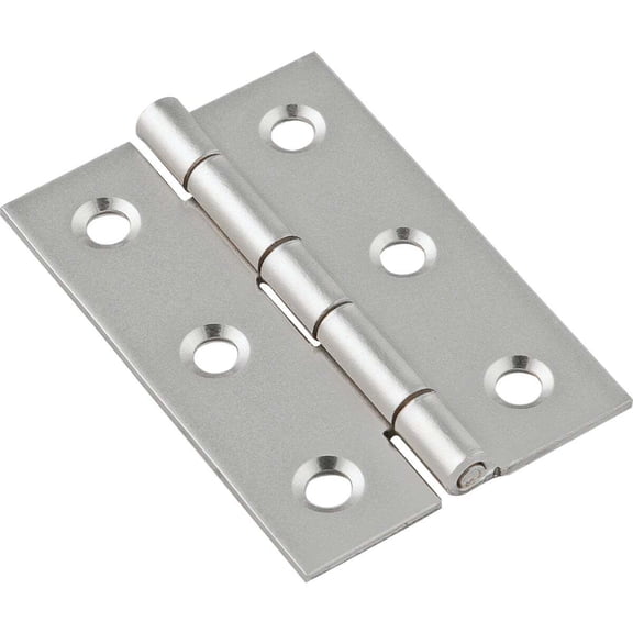 National Hardware - V1802 2" x 1-3/8" Hinge 2/pk - Satin Nickel