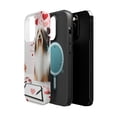 thumbnail image 2 of DistinctInk Tough Case for Apple iPhone 15 PRO (6.1" Screen), Compatible with MagSafe Charging - Valentine's Day Bearded Collie, 2 of 6