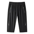 thumbnail image 1 of Ediodpoh Men's Casual Pants for Outdoor Relaxation Comfortable Straight Leg Design Lightweight Summer and Fall Wear Machine Washable Versatile Style for Everyday Use Men's Pants Black L, 1 of 7