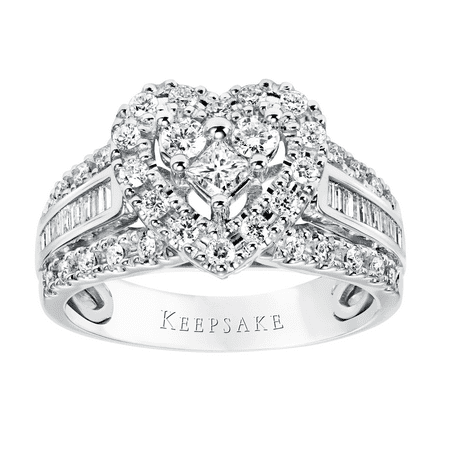 Keepsake Corazon 3/4 Carat T.W. Certified Diamond 10kt White Gold Ring