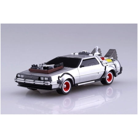 青島文化教材社 ムービーメカシリーズ No.13 バック・トゥ・ザ・フューチャー プルバック Part.3 タイムマシン 1/43スケール プラモデル