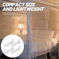 thumbnail image 2 of Miangastore 4pcs Mosquito Net Foot Plates Mosquito Net Pole Base Mosquito Net Accessories Bed Net Frame Replacement Parts Base Crib Net Equipment, 2 of 9
