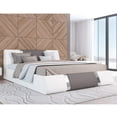 thumbnail image 2 of Rio Modern Upholstered Low Profile Platform Bed with Storage, 2 of 7
