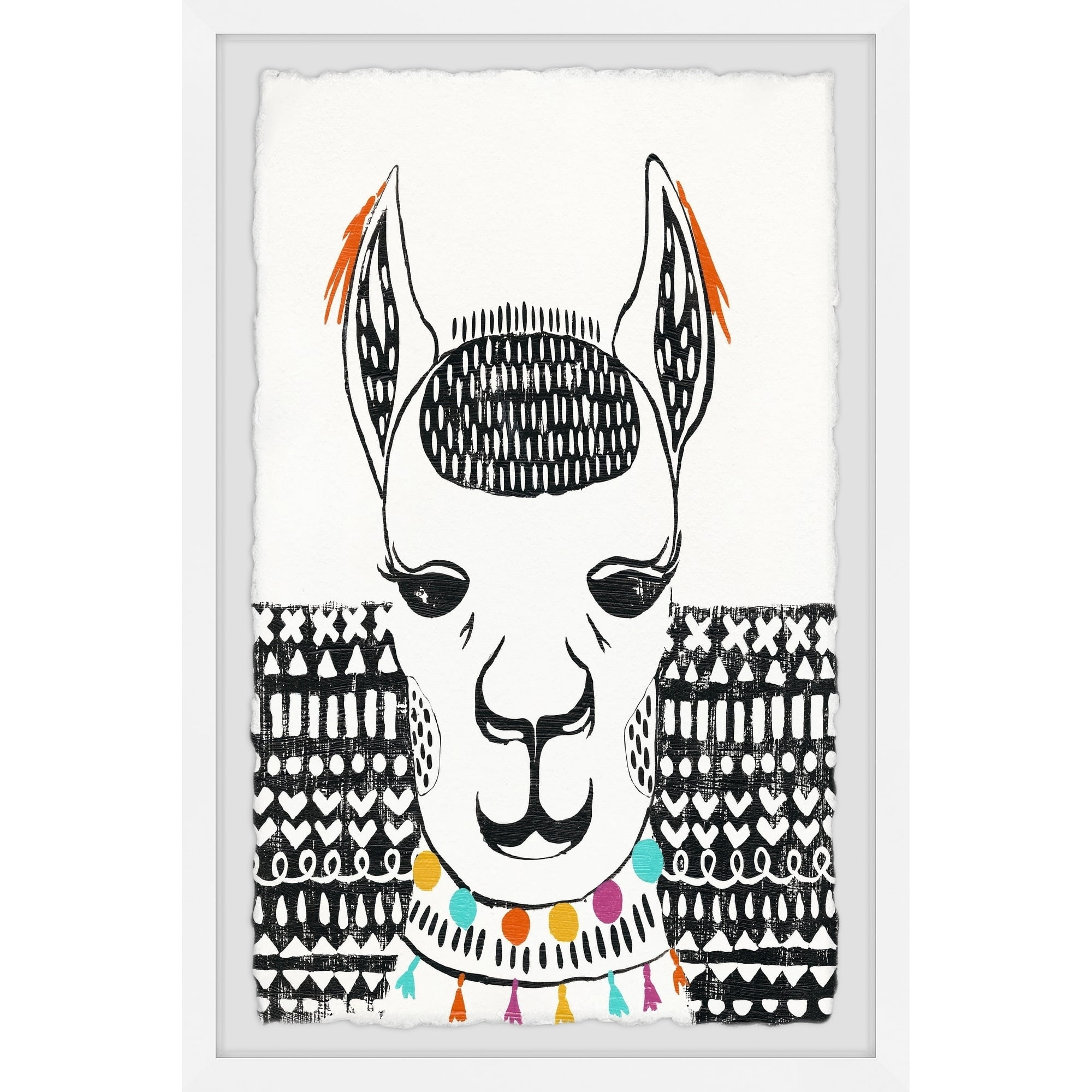 Marmont Hill Play With Sphyn x Framed Wall Art, 8.00" x 1.50"