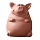 thumbnail image 4 of Figura decorativa de cerdito de cerámica en miniatura para té, estatua de animal pequeño. Rojo, 4 of 9