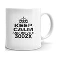 thumbnail image 1 of NISSAN 300ZX Keep Calm and Drive Coffee Tea Ceramic Mug, 1 of 3
