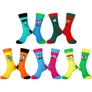 Moyel Funny Socks for Men 7-13 Colorful Fun Funky Novelty Funny Socks Crazy Expressions Cute Socks Funny Gifts for Men, 5 Pairs