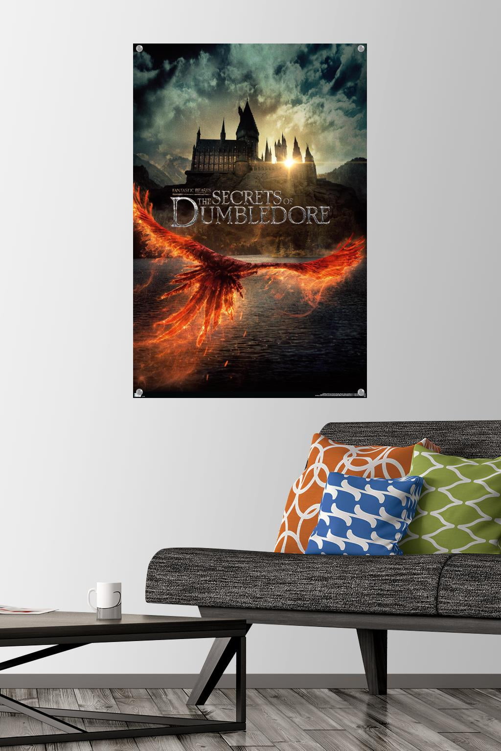 Fantastic Beasts: The Secrets of Dumbledore - Teaser One-Sheet Wall Poster with Pushpins, 22.375" x 34"