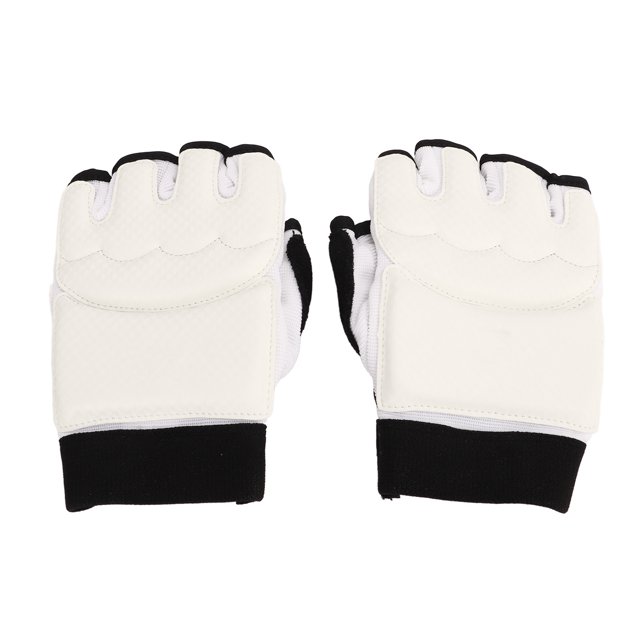 1 par de Guantes de Taekwondo Transpirables Elásticos Medio Dedo Kickboxing Guantes de Boxeo para Artes Marciales Aptos para Hombres Mujeres Niños Entrenamiento ANGGREK Otros