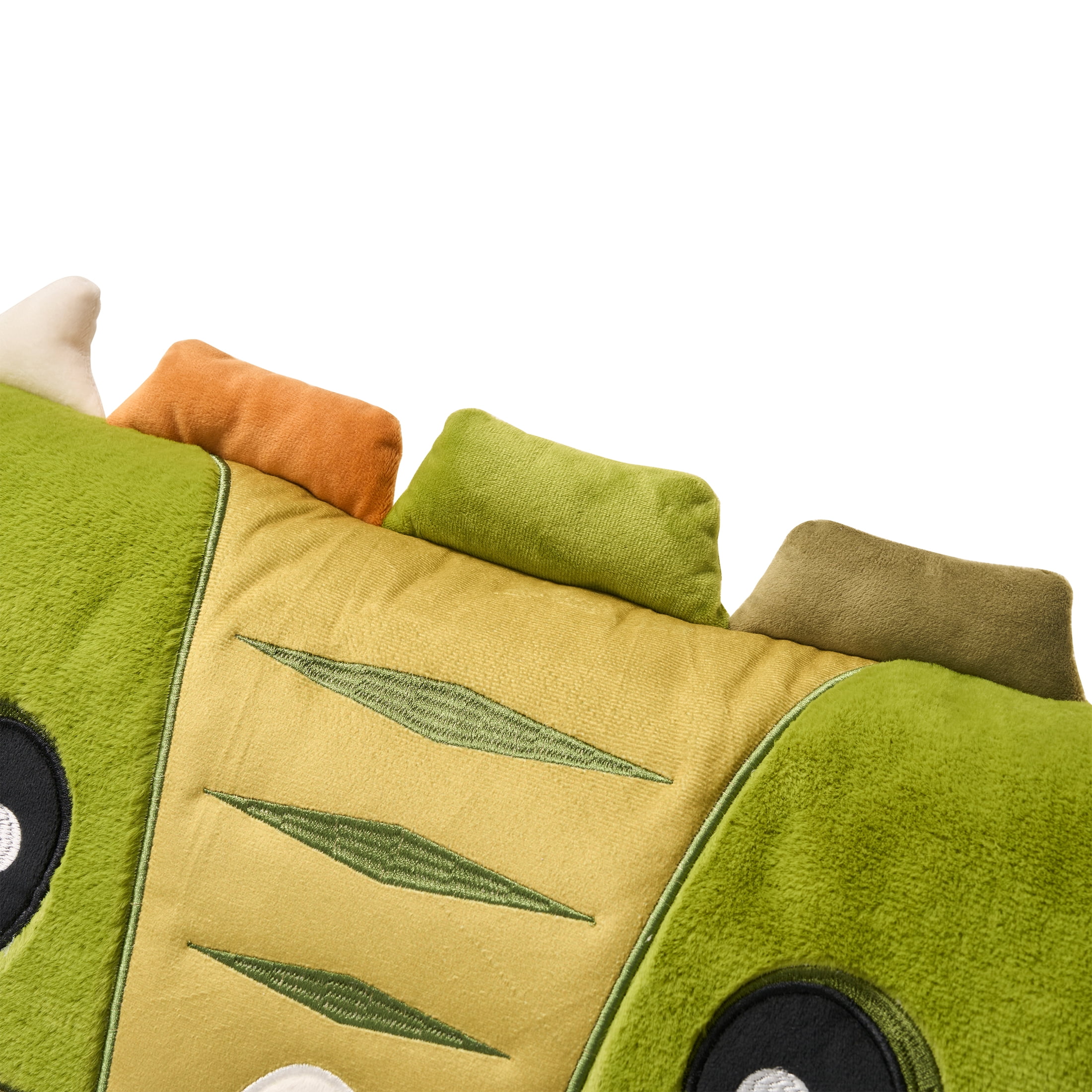 Olivia & Finn 20" x 30" Green Dino Kids Decorative Body Pillow