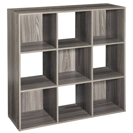 closetmaid 4167 cubeicals organizer  9-cube  natural gray