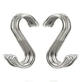 thumbnail image 1 of Ganchos Evob, paquete de 20, acero inoxidable en forma de S, 3,4", 1 of 5