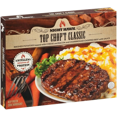 Night Hawk® Top Chop't Classic Frozen Dinner 7.8 oz. Box