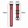 thumbnail image 3 of Correa de Silicona Sport Transpirable, Bicolor, Compatible con Huawei Band 10 9 y 8, 3 of 5