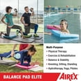 thumbnail image 3 of AIREX Balance Pad – Stability Trainer for Balance, Stretching, Physical Therapy, Exercise, Mobility, Rehabilitation and Core Training Non-Slip Closed Cell Foam Premium Balance Pad, 3 of 7