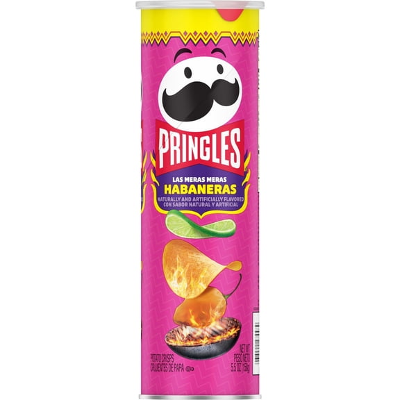 Pringles Las Meras Meras Habaneras Potato Crisps Chips - 5.5 oz (Pack of 2)