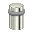 thumbnail image 2 of Deltana UFB5000U14 2 in. Round Universal Floor Bumper- Bright Nickel - Solid, 2 of 2