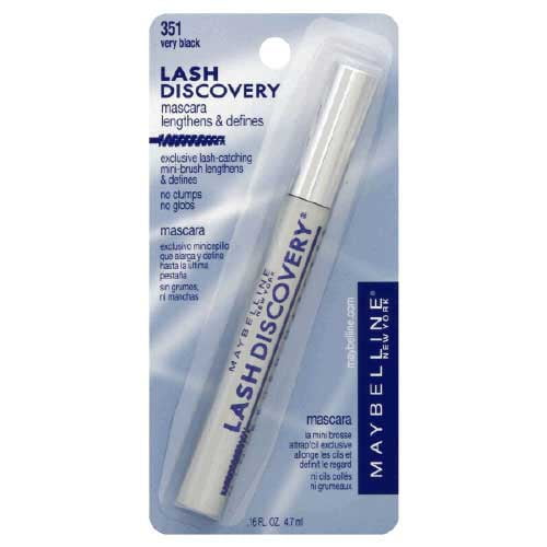 Maybelline New York Lash Discovery Mascara, Very Black, 0.16 Fl Oz