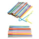 thumbnail image 2 of 00 piezas de plástico Flexible Bendy colores mezclados fiesta desechable pajita Wdftyju Libre de BPA, 2 of 3