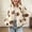 Beige, variant on Toddler Kid Bear Print Jacket Sherpa Fleece Full Zip Stand Collar Coat with Pockets Soft Warm Animal Graphic Plush Outerwear for Baby Boys Girls Fall Winter and Everyday Casual 1-2Years