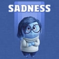 thumbnail image 2 of Women's Inside Out Shy Sadness Racerback Tank Top, 2 of 4