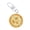 Yellow, variant on Artisanal Cookie Shaped Key Chain Charm Sturdy Materials Multiple Flavor Options Creative Jewelry Gift Key Holder