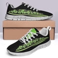 thumbnail image 4 of St Patricks Day Shoes for Women Breathable Running Sneakers Men Green Four Leaf Clover Shoes for Irish Festival Gift White Size 11.5, 4 of 5
