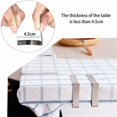 thumbnail image 3 of Qucyy UrbanMingle Tablecloth Clips, 12 Pcs Adjustable Tablecloth Clips Stainless Steel Table Cover Clamps Tablecloth Holders for Home, Dining Room, Picnic, Party and Wedding, 3 of 5
