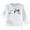 White, variant on Girls Shirts Soft Crewneck Tee Comfort Basic Print Long Sleeve Blouse Cute Top for Girls Size 7-8T