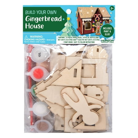 Horizon Group Hw Build Your Own Wood Gingerbread House