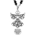 thumbnail image 2 of Angel Car Charm, Rear View Mirror Hanger, "Wherever You Go" Blessing (20cm Chain), 2 of 7