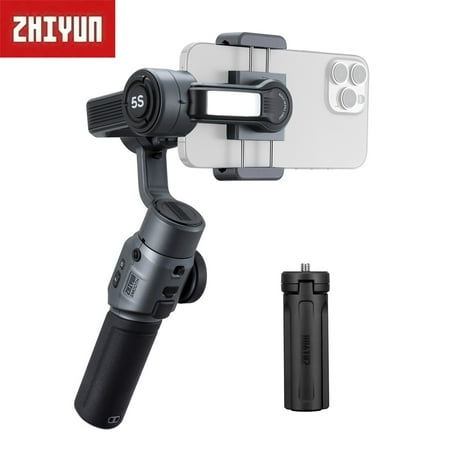 Image of Zhiyun Smooth 5S Gimbal Stabilizer for iPhone 14 Pro Max Plus 13 12 X Xs Xr 8 7 Plus Android Smartphone Portable 3-Axis Handheld Phone Gimbal for Video YouTube Vlogging TikTok zhi yun Smooth 5 Upgrade