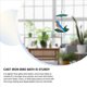 thumbnail image 2 of Baño para Pájaros Colgante Comedero para Pájaros Colgante Baños para Pájaros de Metal para Exteriores Bandeja Colgante Bandeja para Baño de Pájaros o Agua para Pájaros A, 2 of 5