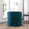thumbnail image 6 of DeeHome 360-degree Swivel Accent Armchair Linen Blend Green, 6 of 9