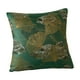 thumbnail image 3 of Funda de almohada con estampado de hojas de ginkgo, 45 x 45 cm, decoración moderna de estilo rústico para sofá. Verde, 3 of 9