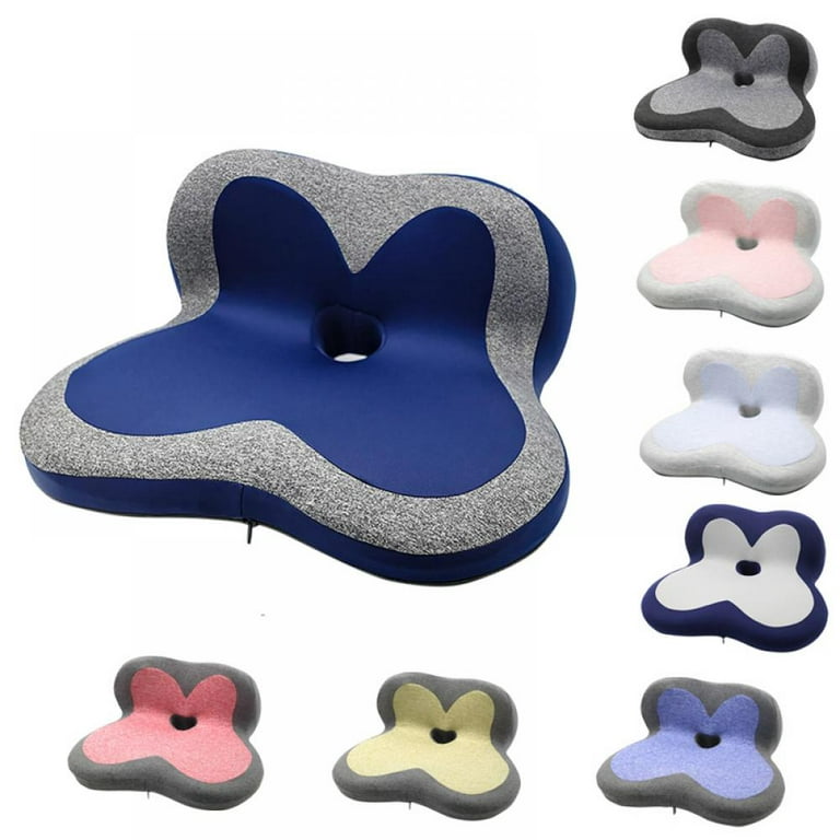 Memory Foam Lumbar Support Chair Cushion Pillow Orthopedic Seat Cushion For  Car Office Back Pillow Sets Hips Coccyx Massage Pad - Cushion - AliExpress