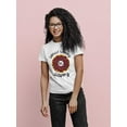 thumbnail image 2 of Donut Worry, Be Happy T-Shirt Women -SPIdeals Designs, Female XX-Large, 2 of 4