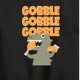 thumbnail image 3 of Instant Message - Gobble Dinosaur - Toddler & Youth Crewneck Fleece Sweatshirt, 3 of 6