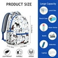 thumbnail image 6 of Lightweight School Backpack Featuring Retro Pony and Patterned Floral Designs, Cute and Durable for Travel, 6 of 6