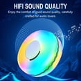 thumbnail image 2 of 1 Packs Floating Pool Bluetooth Speakers IPX7 Wireless Outdoor Cycling Portable Subwoofer RGB Light Wireless Shower Speaker for Hot Tub, Kayaking, Outdoor Travel, Picnic, 2 of 4