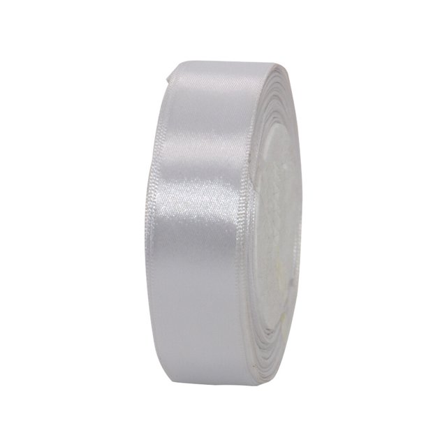 Wosthever Embalaje de regalo Satén DIY Cinta artificial Favor Bag Wrap Scrapbook Crafting Ribbon 5cm Kits de decoración para fiestas Blanco 4cm