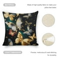 thumbnail image 4 of Butterflies stars painting Linen toss pillowcase Decoration pillowcase Gift preferred 24x24" Cushion cover 1 set Sofa pillowcase Sofa bedroom living room car, 4 of 8