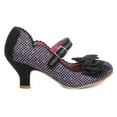 thumbnail image 2 of Irregular Choice Summer Breeze Women's Shoes With Ankle Strap And Bow In Black Size 6.5, 2 of 6