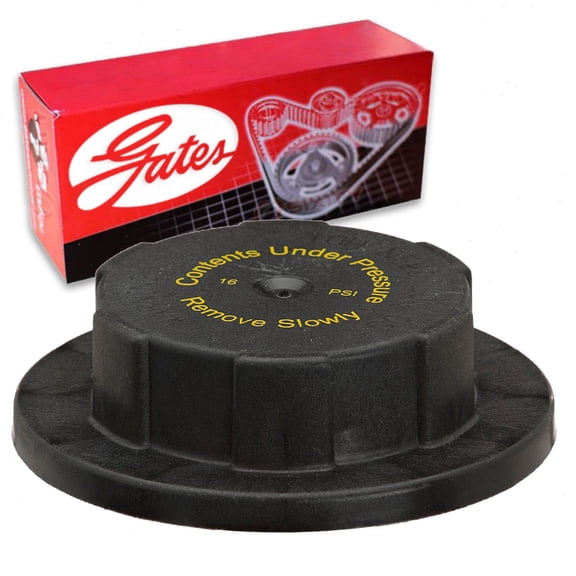 Gates Engine Coolant Reservoir Cap compatible with Ford F-350 5.4L 6.2L 7.3L V8 1995-2016