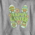 thumbnail image 2 of Boy's Teenage Mutant Ninja Turtles Happy Easter Cute Best Friends  Pull Over Hoodie Athletic Heather Small, 2 of 4
